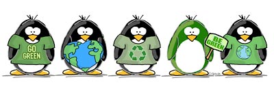 eco friendly penguins