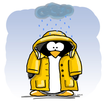 Rainy Day Penguin by JGoode