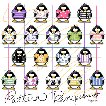 Penguin pattern by JGoode