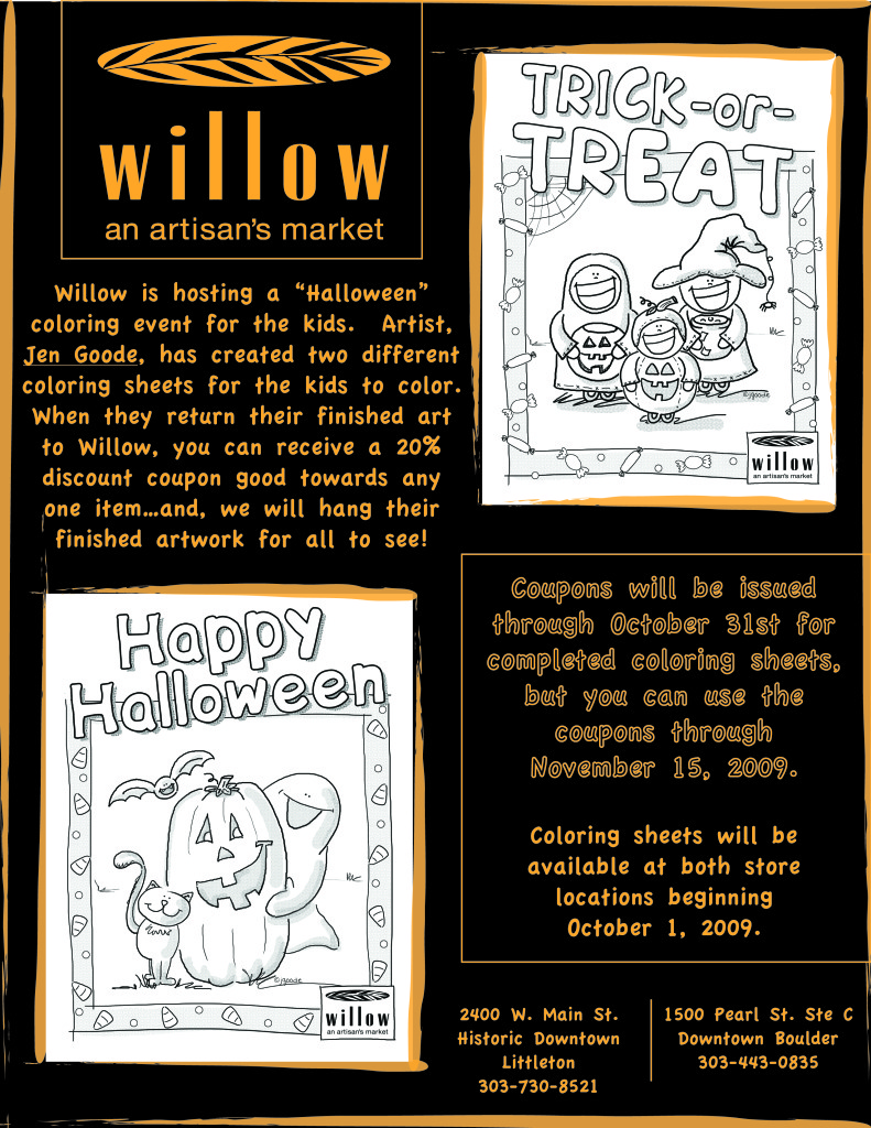 Coloring pages for Willow by JGoode