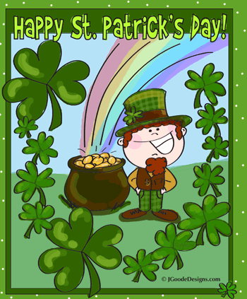 Happy St. Patrick's Day coloring page by JGoode