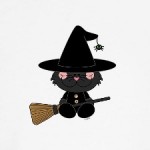 Kitty witch by Jen Goode