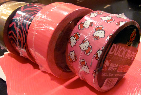 Pink and Gold Duct tape