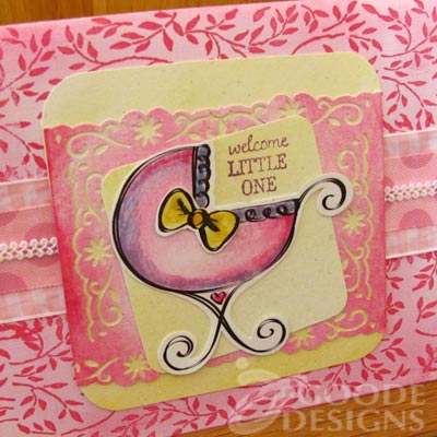 Sweet Baby Carriage digital stamp by Jen Goode